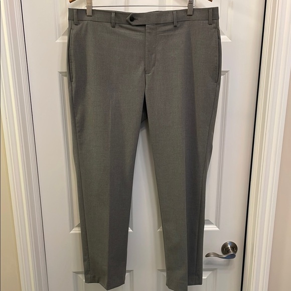 Michael Kors Other - Michael Kors Gray Dress Pants Flat Front Comfy Fit Office Party Formal EUC